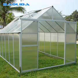 Kualitas  Knockdown Mini Greenhouse Tent / Home Outdoor Plant Tent Aluminum Frame pabrik