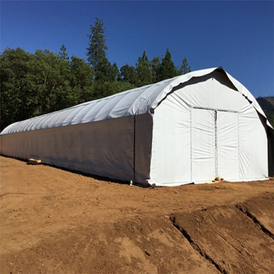 PE Film Poly Tunnel Automated Blackout Light Deprivation Greenhouse Untuk Herbal