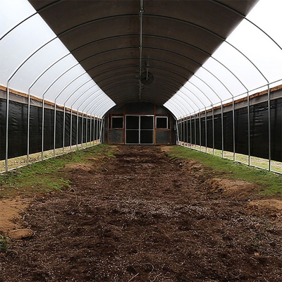 PE Film Poly Tunnel Automated Blackout Light Deprivation Greenhouse Untuk Herbal