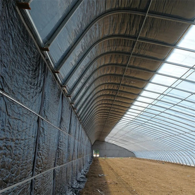 Terowongan Pasif Rumah Kaca Surya Span Tunggal Dengan Selimut Untuk Hidroponik Area Dingin