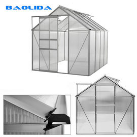 Tenda Rumah Kaca Taman / Lembar PC Struktur Logam Rumah Kaca Efektif
