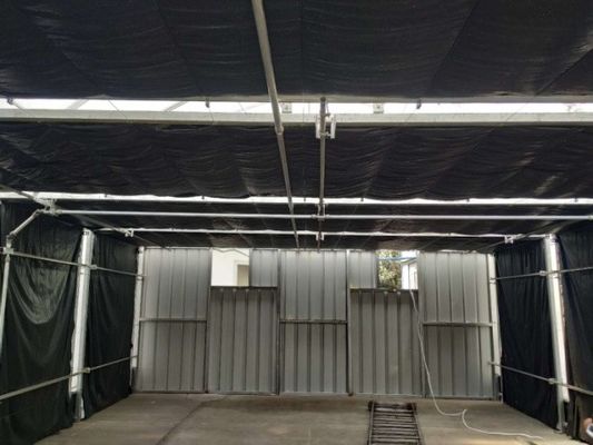 Multi Span Automated Blackout Greenhouse Lebar 30ft Untuk Pertumbuhan Tanaman