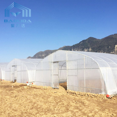 Winter Garden Plant Solar Hangat Terowongan Rumah Kaca Plastik Dengan Pemanas