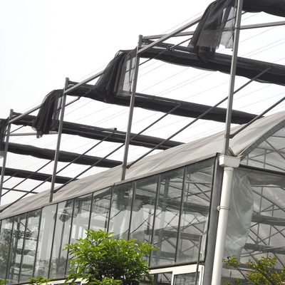 Struktur Atap Kubah Rumah Kaca Plastik Yang Kuat Dengan Sistem Shading Di Dalam